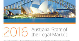 2016 Australia: State of the Legal Market Report