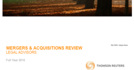 Mergers & Acquisitions 2016 Review