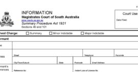 Summary Procedure Reform in South Australia: The Abolition of Complaints and the Use of Informations