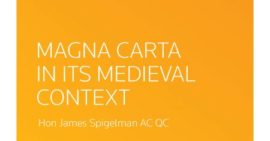 Magna Carta in its Medieval context - complimentary ALJ article
